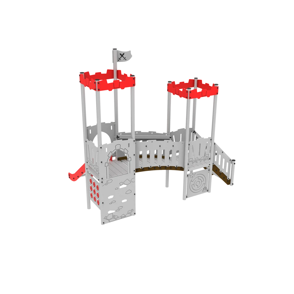 Kéttornyú kastély PPS 10020 - 2. kép