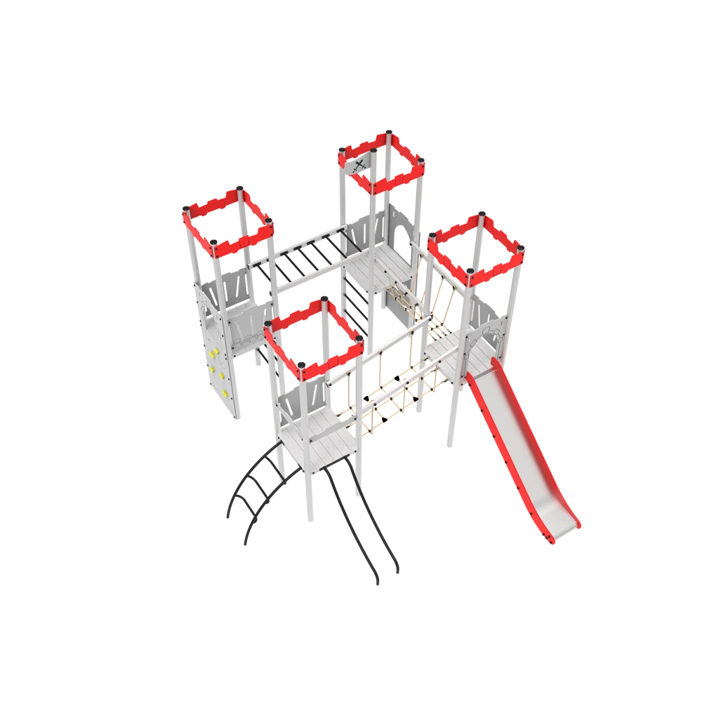 Négytornyú kastély PPS 10040 - 2. kép