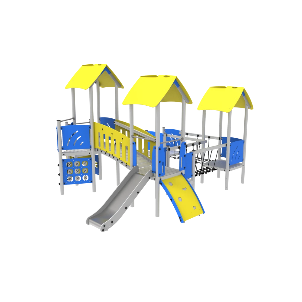 Mini háromtornyú játszóvár PPS R341 - 2. kép