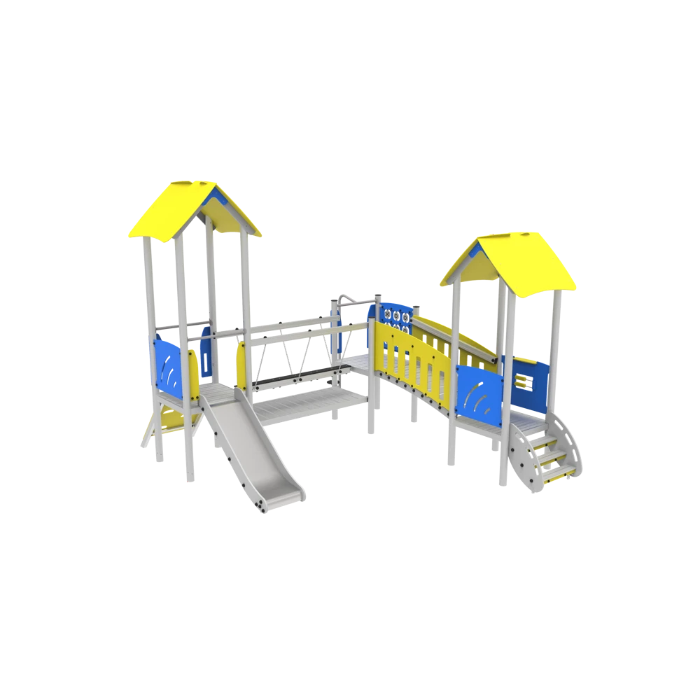 Mini kéttornyú játszóvár PPS R344