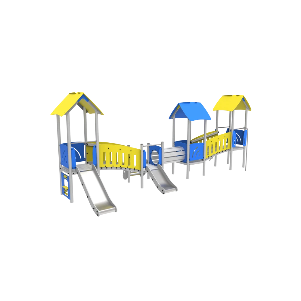 Mini háromtornyú játszóvár PPS R1554