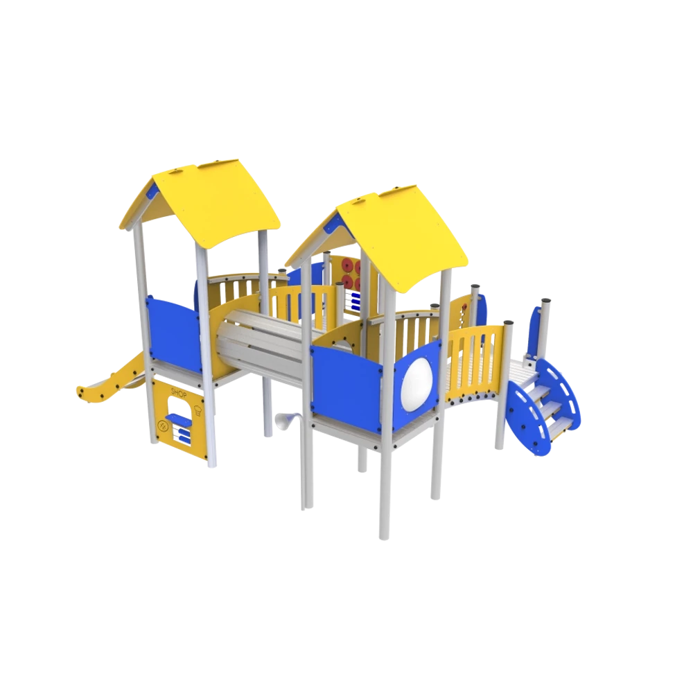 Mini kéttornyú játszóvár PPS R1590 - 2. kép
