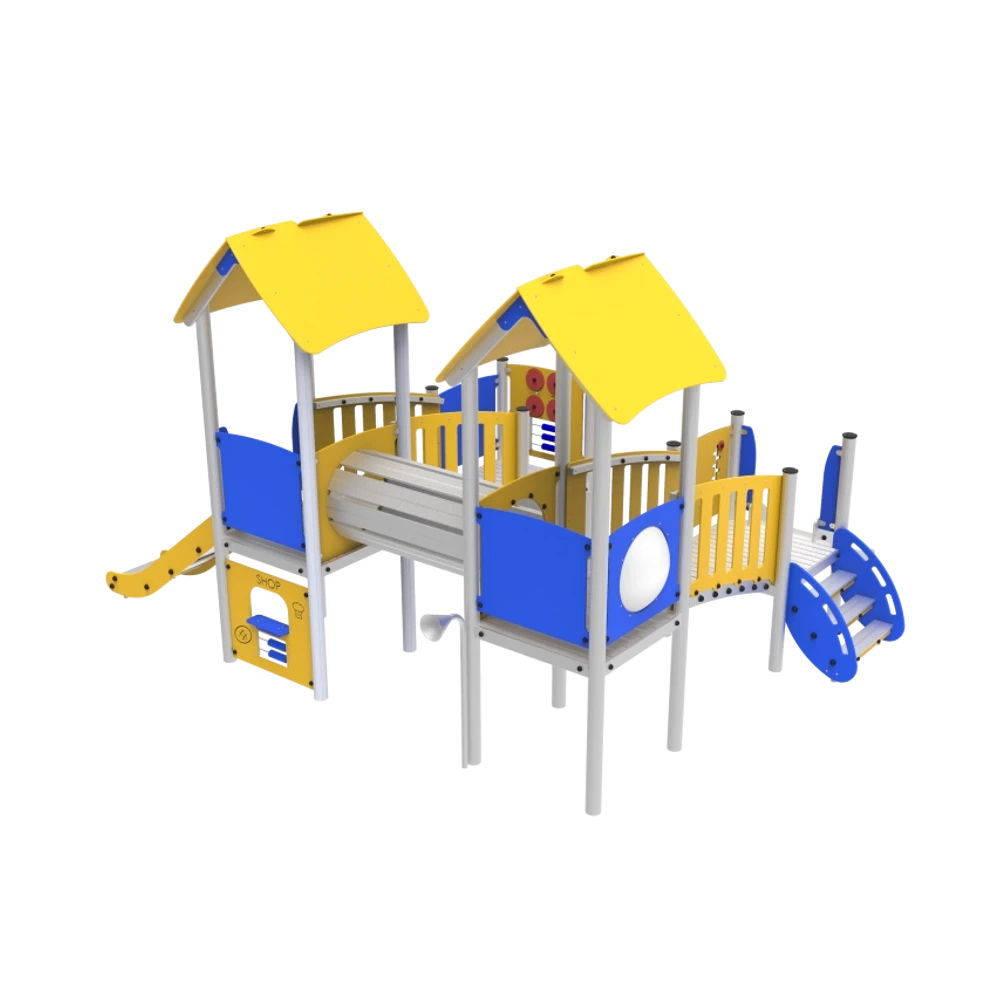 Mini kéttornyú játszóvár PPS R1590 - 2. kép