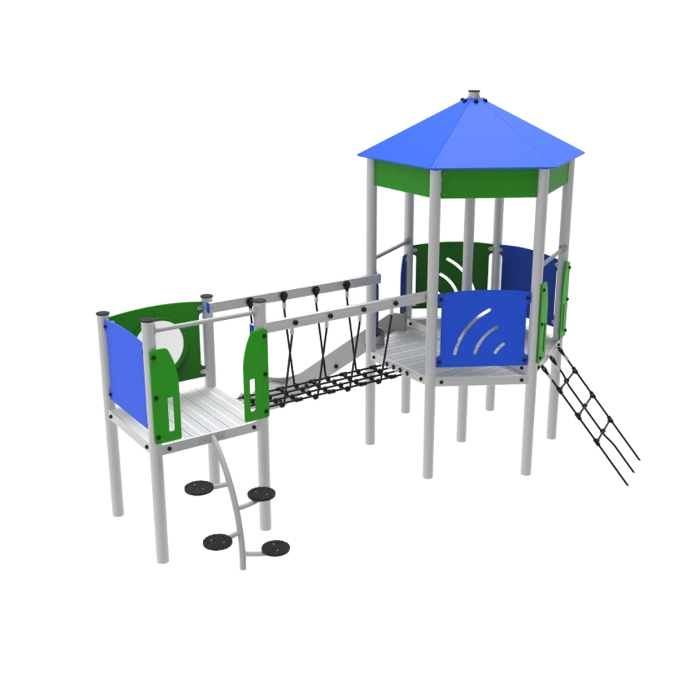 Csúszdás játszóvár PPS R12303